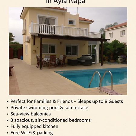 Carolyn Villa Is A Luxury 4-Bedroom Villa With Private Pool In Ayia Napa Esterno foto